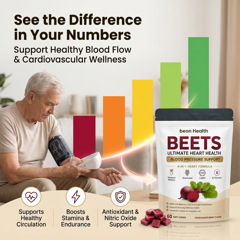500mg Beetroot CoQ10 Grape Seed Extract Chews N810148