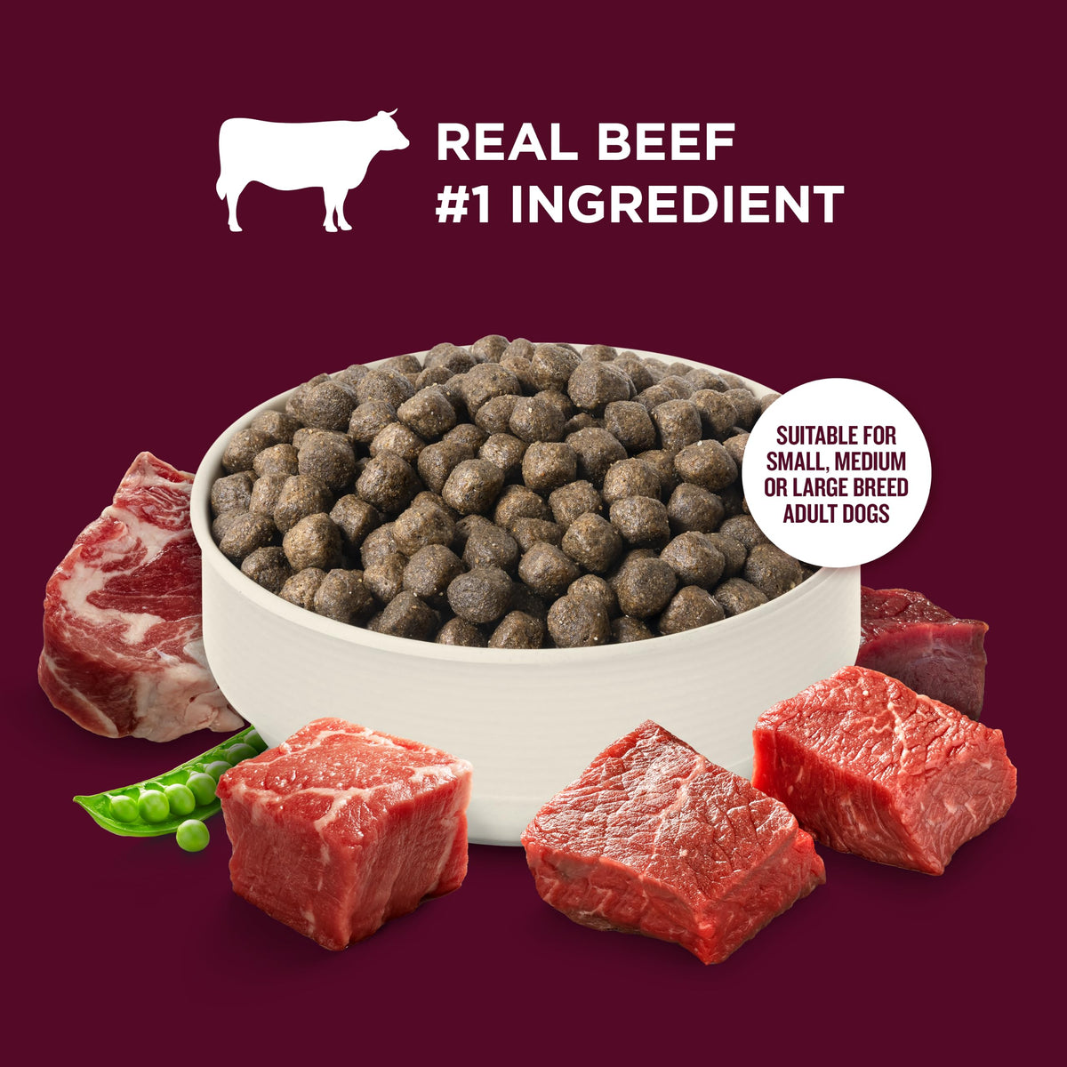High Protein Dry Dog Food 4 lb. Bag H205