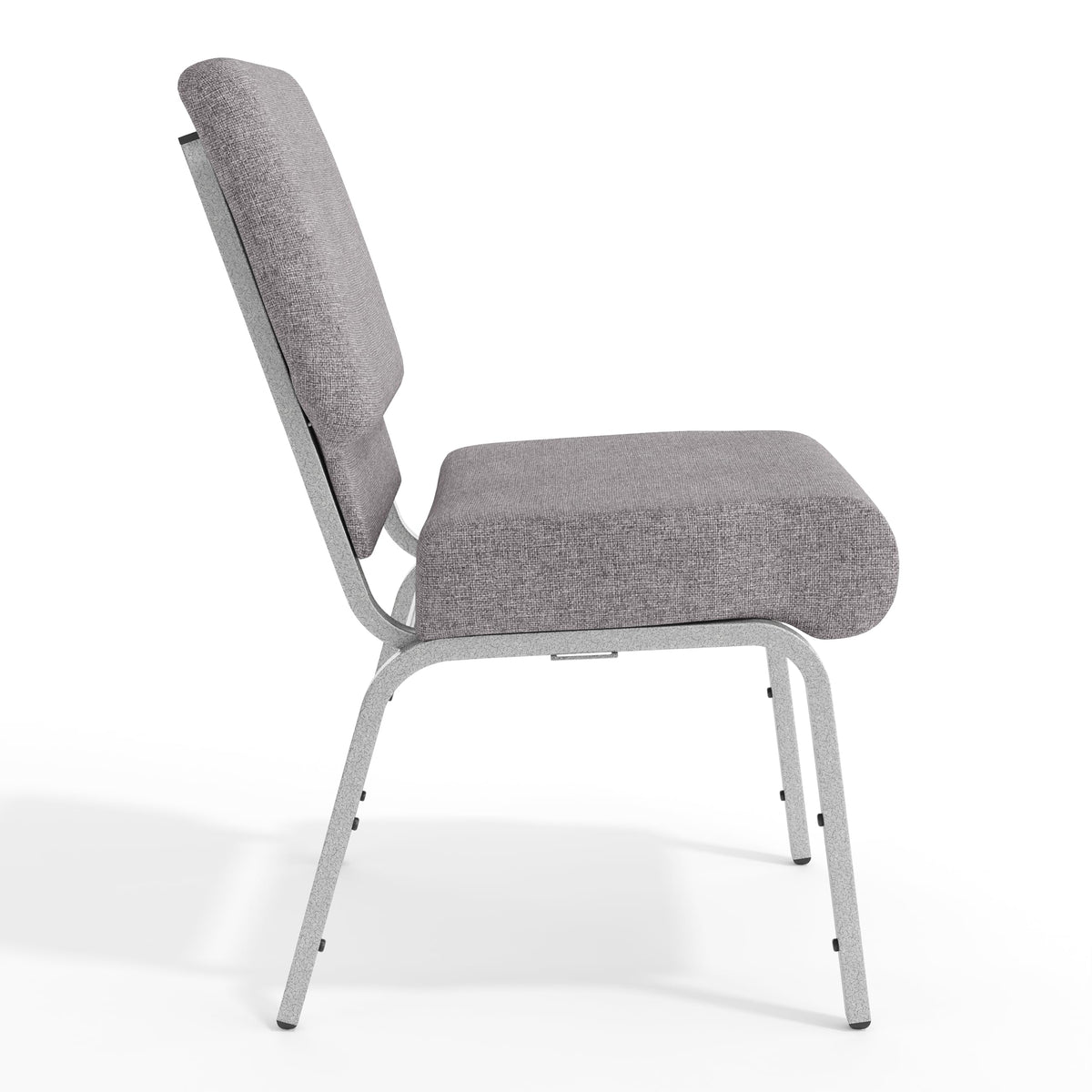 4 Pack Stacking Church Chair in Gray Fabric I5678
