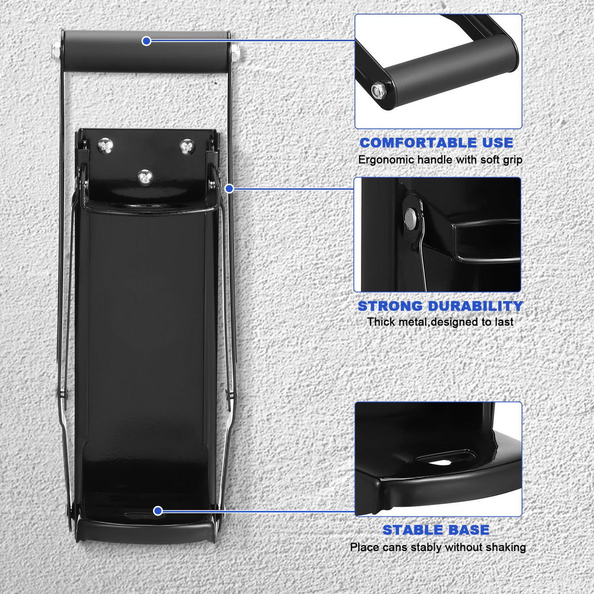 Stainless Steel Wall Mounted Can Crusher T139