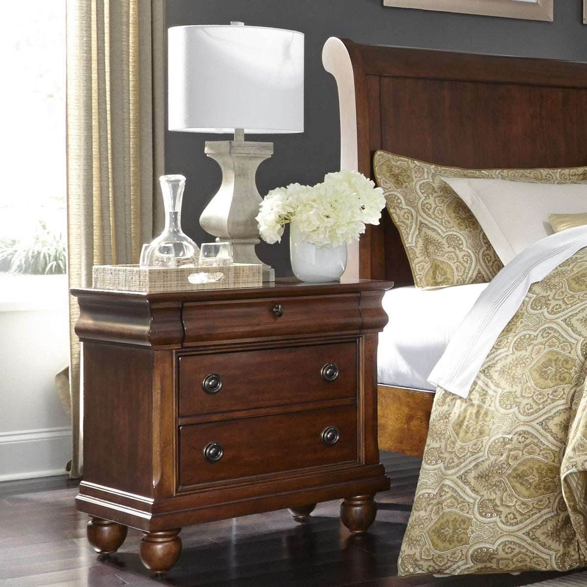 Rustic Cherry Night Stand E774834