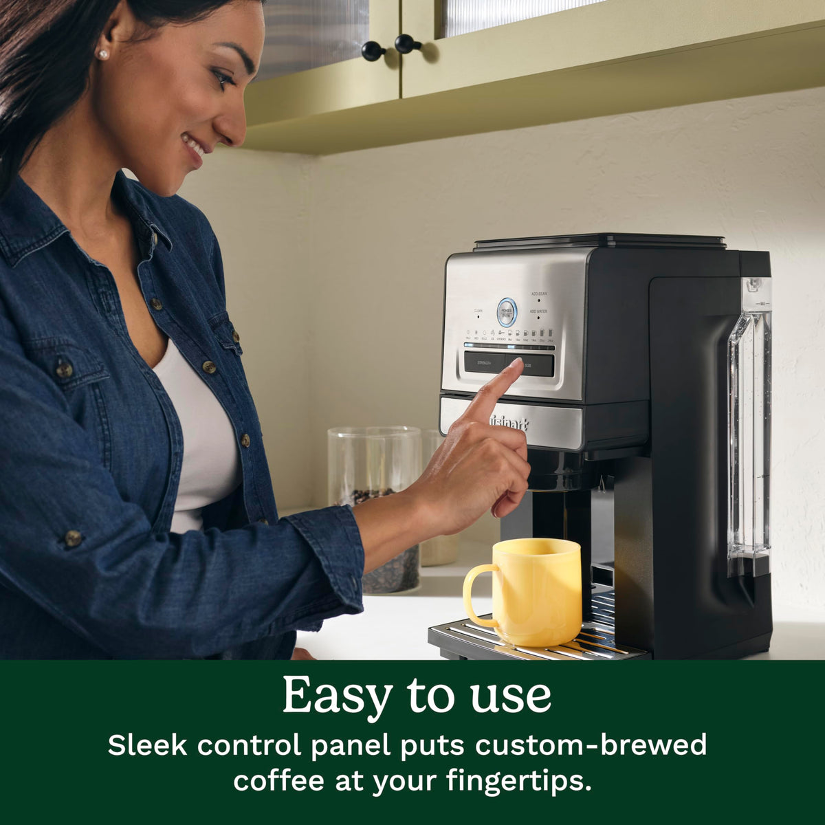 Grind and Brew Single Serve Coffee Maker, 6 Cup Sizes S558