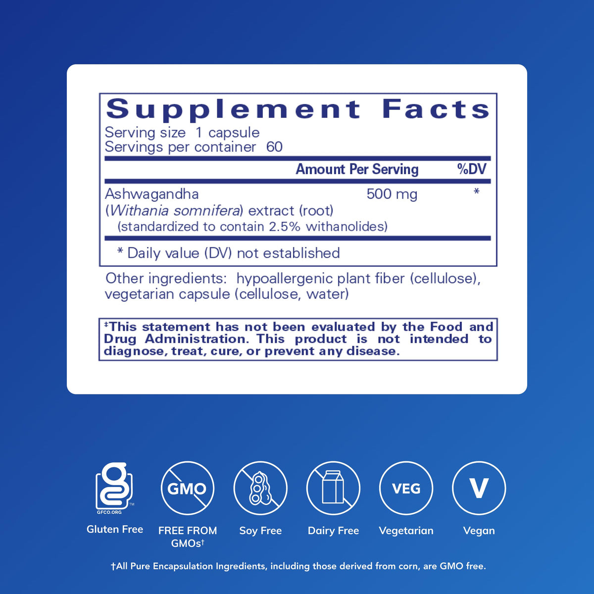 Ashwagandha 60 Capsules H84161
