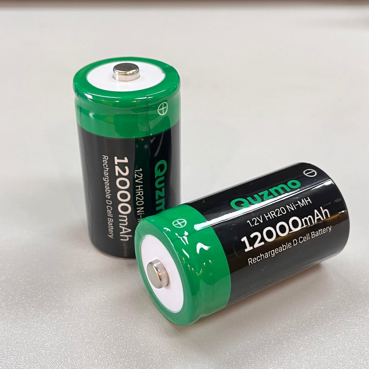 Rechargeable D Batteries, 12000mAh Ni-MH 1.2V 4-Pack O8739