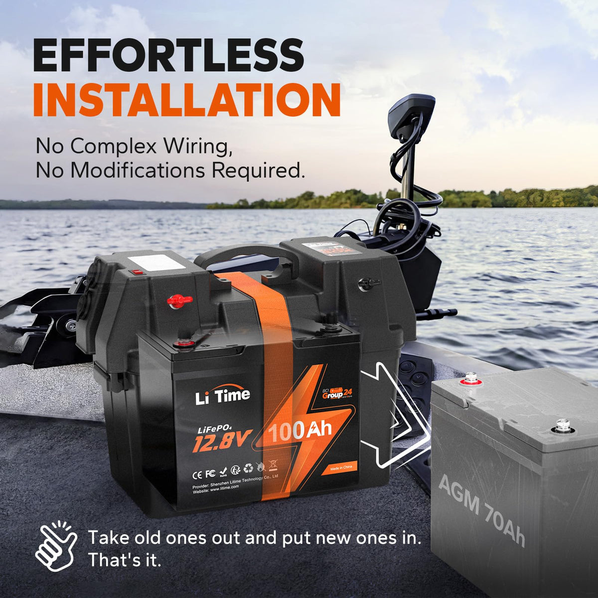 12v 100Ah LiFePO4 Lithium Battery Z9737