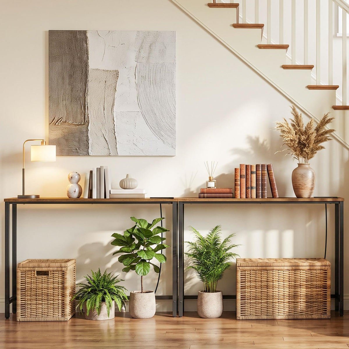 47.2" Narrow Console Table with Power Outlet L784