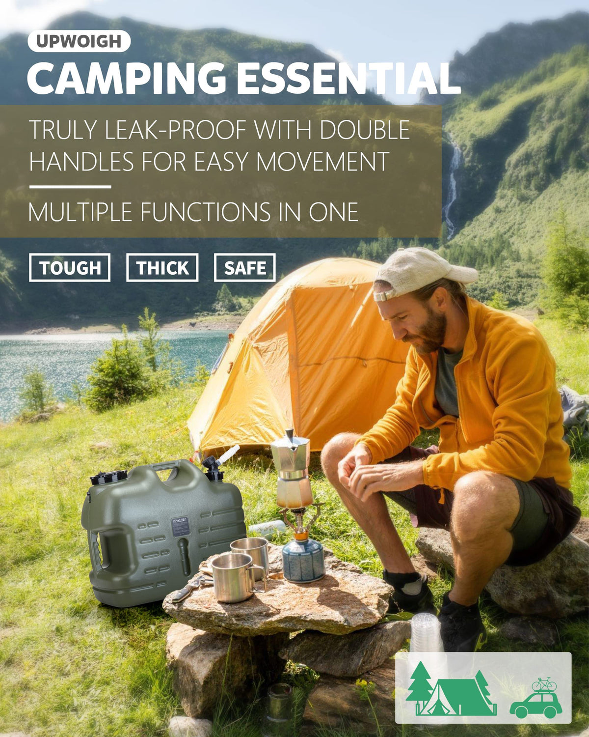 8.2 Gal Camping Water Jug with Spigot I2680