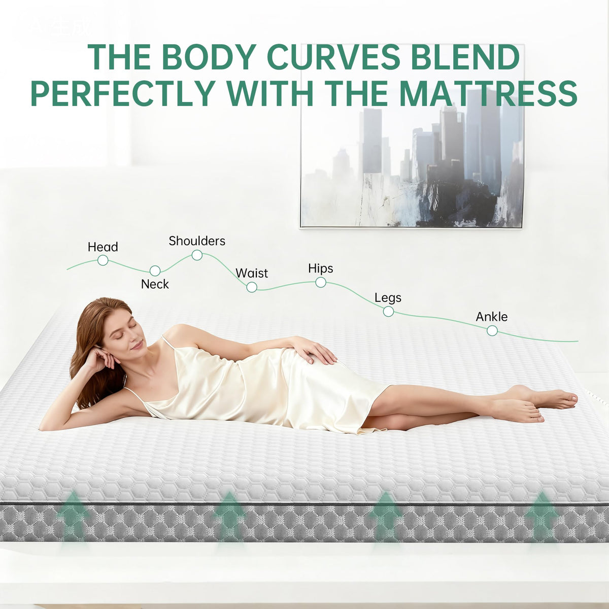 5 Inch Gel Memory Foam Twin Mattress R35029