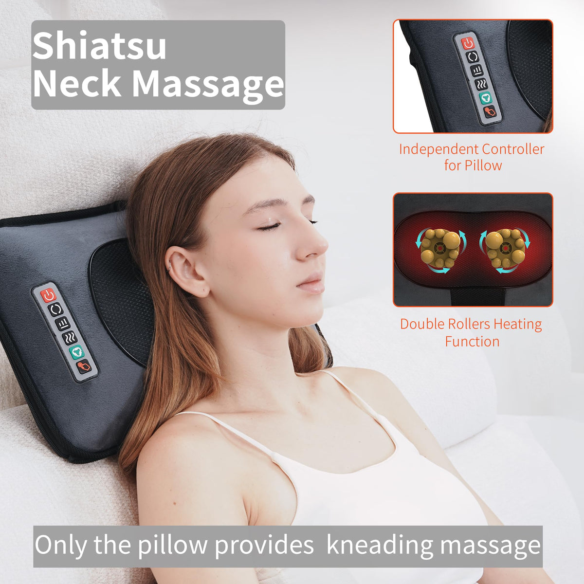 Full Body Massage Mat with Heat 10 Motors 9 Speeds 9 Modes O4047