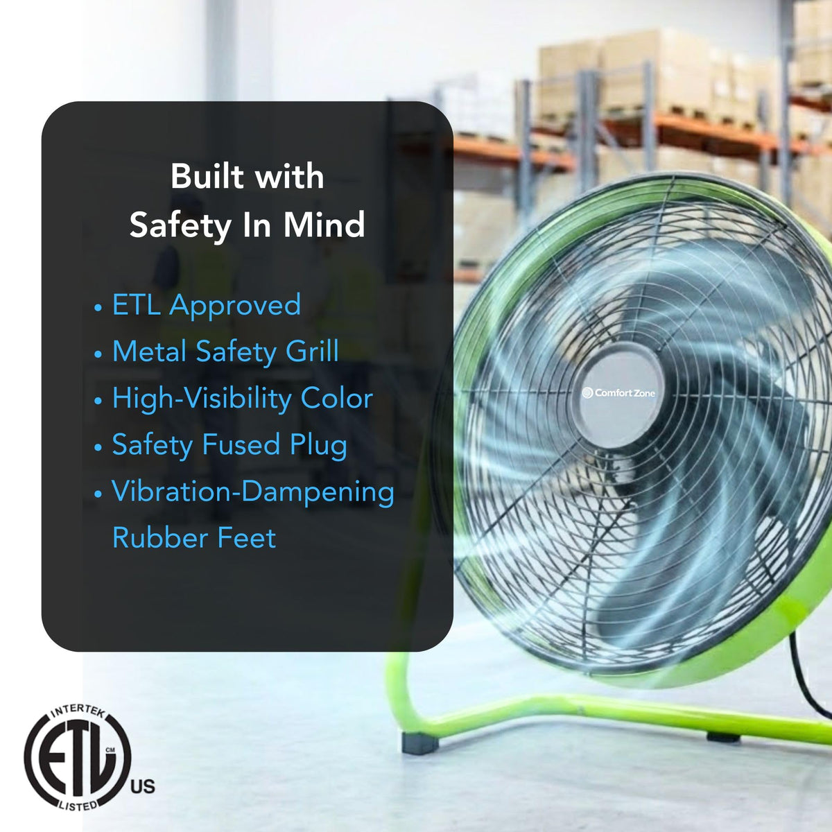 18-Inch High-Velocity Industrial Floor Fan P708925
