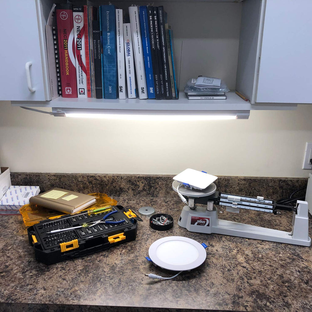 24 in. LED Under Cabinet Light, 1200 Lumens Warm White 3000K W5594