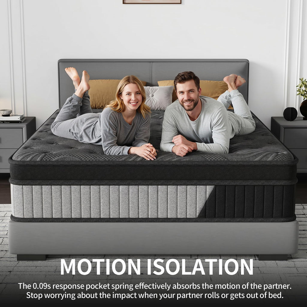 12 Inch Full Hybrid Memory Foam Mattress L400