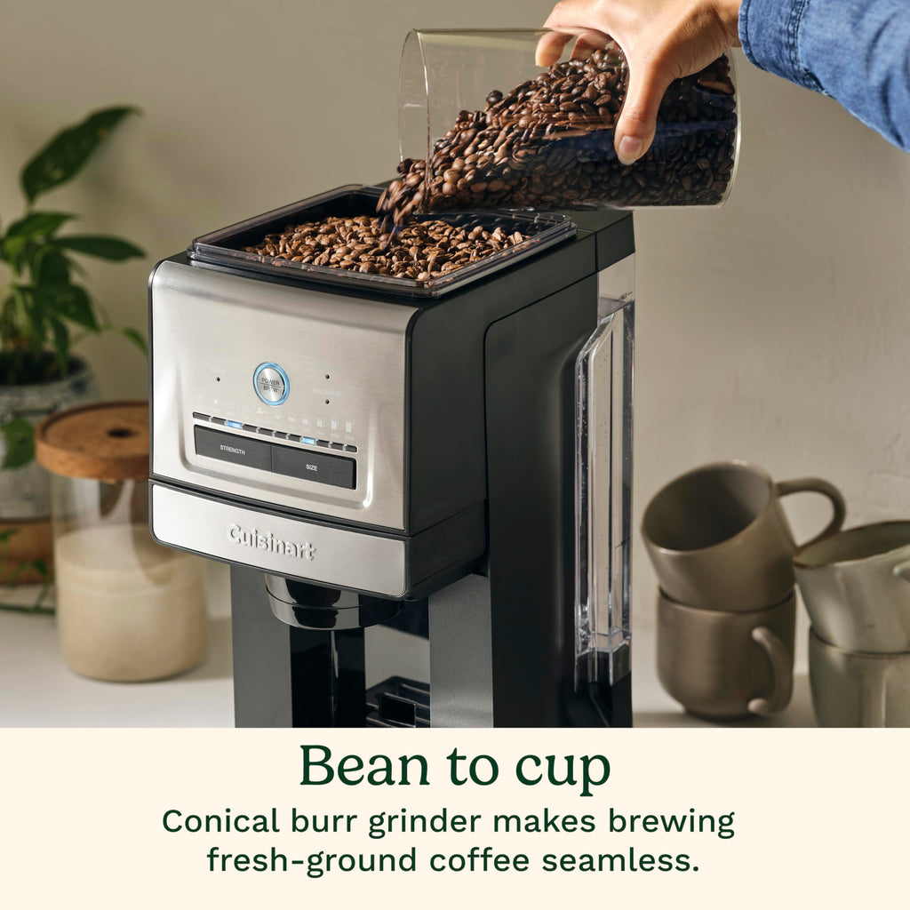 Grind and Brew Single Serve Coffee Maker, 6 Cup Sizes S558