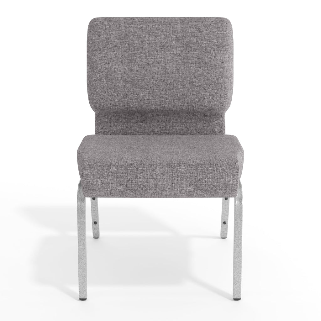 4 Pack Stacking Church Chair in Gray Fabric I5678