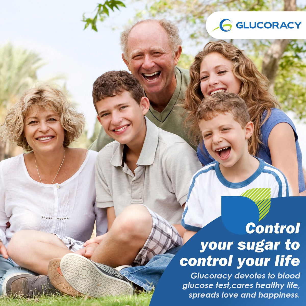 Blood Glucose Monitor Kit with 50 Test Strips I945928