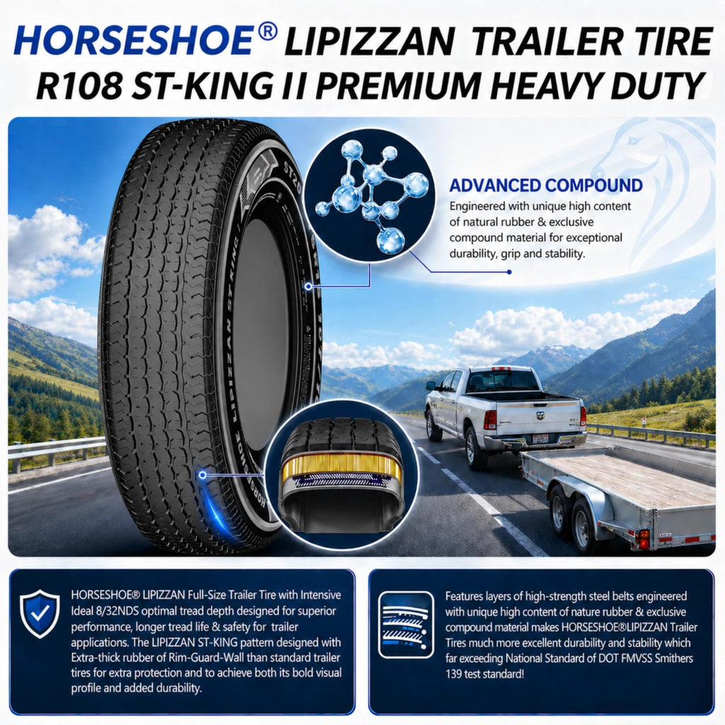 ST205/75R15 10-Ply Trailer Tires X94649