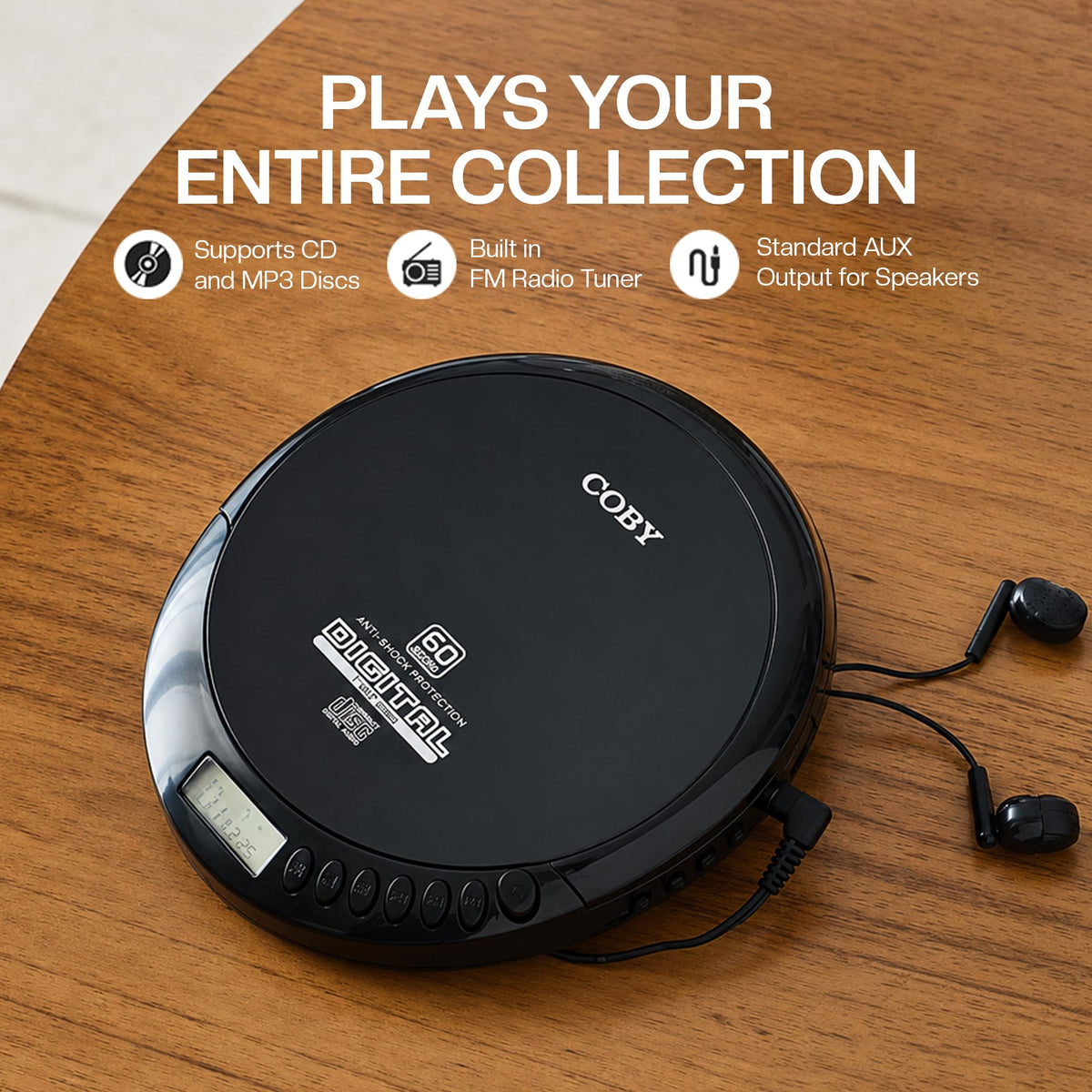 Portable CD Player with FM Radio B827685