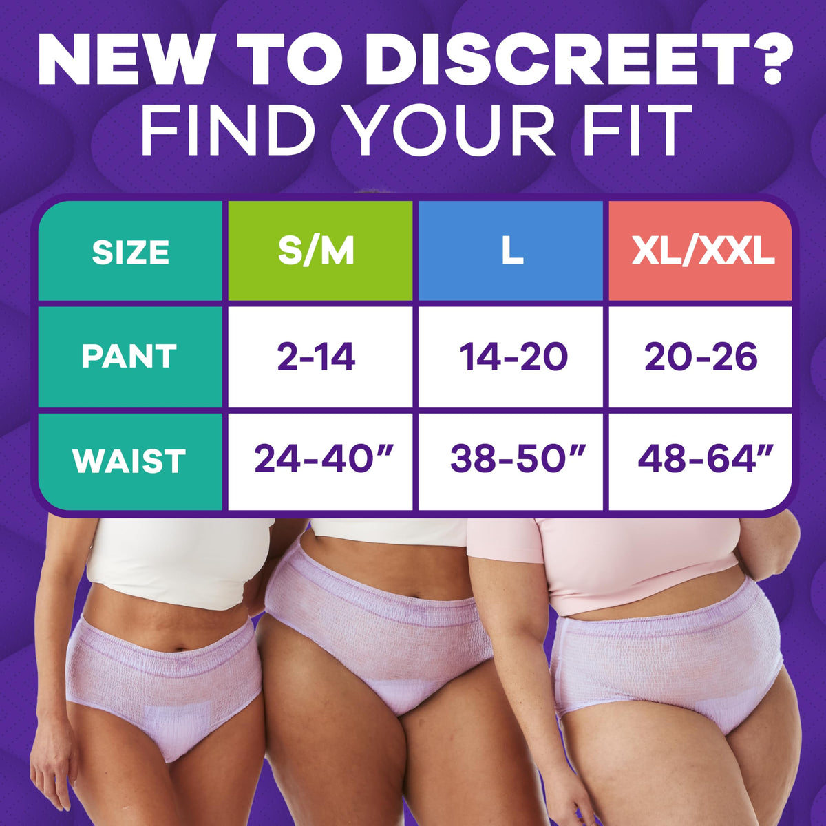 Scented Adult Diapers Size S/M 26 Count J4850