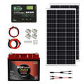 200W 12V Solar Panel Kit with 50Ah LiFePO4 Battery and 30A MPPT Controller O275444