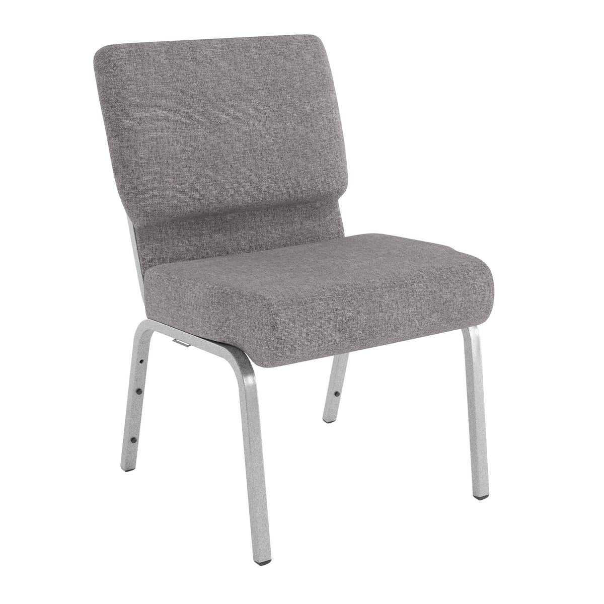 4 Pack Stacking Church Chair in Gray Fabric I5678