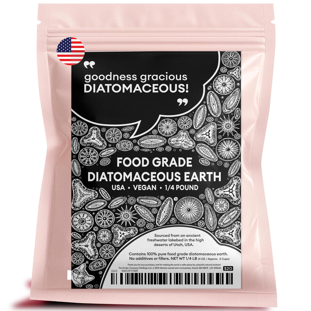 Food Grade Diatomaceous Earth Powder 1 Pint I8100