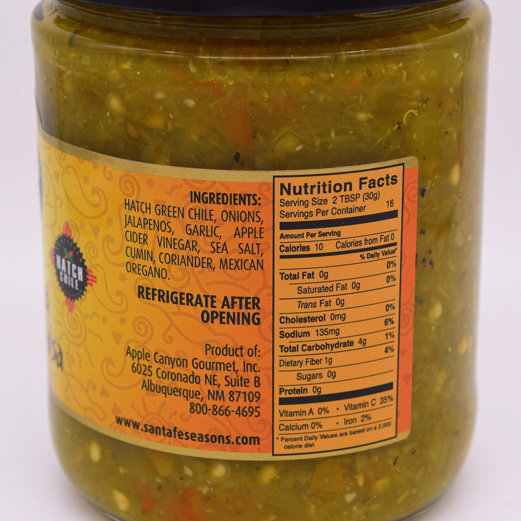 Fire Roasted Green Chile Salsa 16 Ounce T990012