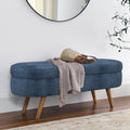 Oval Storage Bench J81195