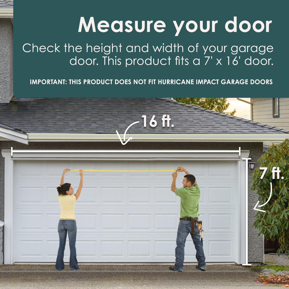 Red Truck Christmas Tree Double Garage Door Banner U246899