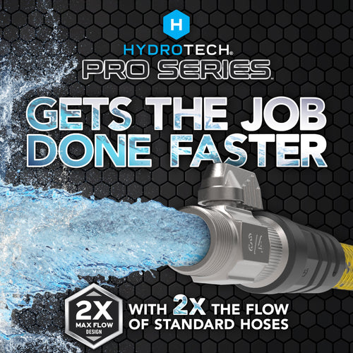 100 ft Max Flow Garden Hose, 3/4 in Diameter U299