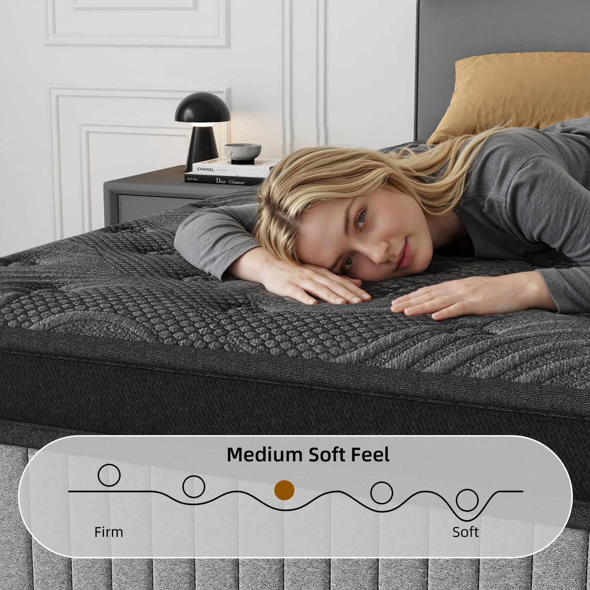 12 Inch Full Hybrid Memory Foam Mattress L400